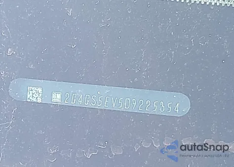 2013 Buick Regal Turbo - Premium 1 z USA, uszkodzony, nr VIN 2G4GS5EV5D9225354